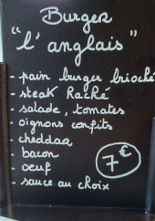 Menu La Berguoise - Les burgers (suite)