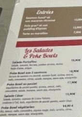 Menu Goudale - Les entrées, salades et poké bowls