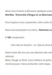 Menu Le Carré - Les spécialités et formule midi à 18€