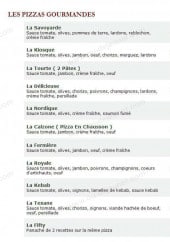 Menu Le Kiosque à Pizzas - Les pizzas gourmandes