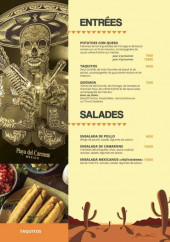 Menu O Mexicain - Entrées et salades