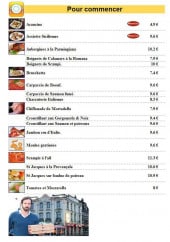 Menu Pizza Sicilia - Salades, bruschetta, jambon cru d Italie...