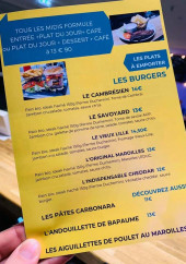 Menu Le PasSage - Exemple de menu