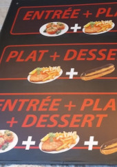 Menu Le Club - Les entrées, plats et desserts