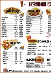 Menu Restaurant Istanbul - Les menus