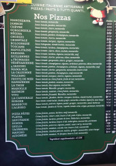 Menu Pizza nonna - Pizzas