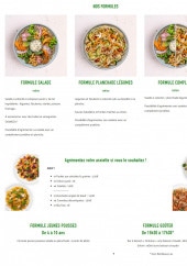 Menu Salad&Co - Formules