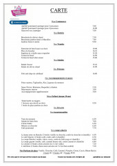 Menu La Faluche - La carte