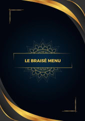 Menu Le braisé - Carte et menu Le braisé, 
Douai