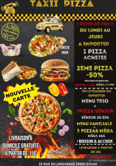 Menu Taxii pizza - Carte et menu Taxii pizza, Douai