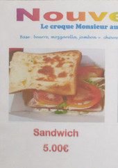 Menu La Ch'tite Frite - Les croques