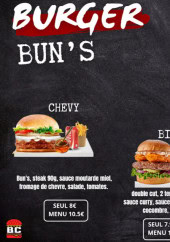 Menu Burger Crousti - Les burgers bun&#039;s