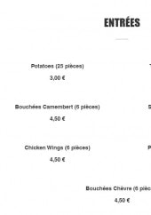 Menu Pizz'eli - Les entrées
