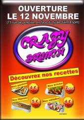 Menu Crazy Brunch - Carte et menu Crazy Brunch Beauvais