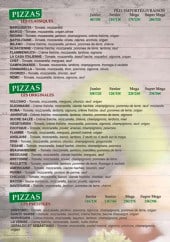 Menu La casa italienne - Les pizzas