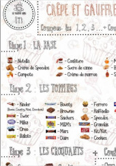 Menu Le trente cinq - Les crêpes et  gouffres