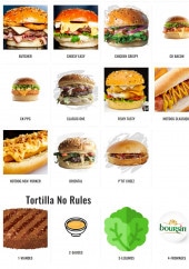 Menu Pepper Grill - Les burgers suite et torilla