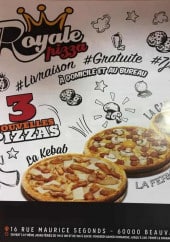 Menu Royale pizza - Carte et menu Royale pizza Beauvais