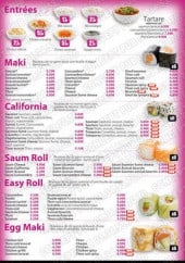 Menu Sushi Tori - Les entrées, les makis