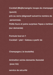 Menu Saveurs et Traditions - Les prestations suite