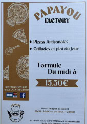 Menu Papayou Factory - Carte et menu Papayou Factory Cambronne-lès-Ribécourt