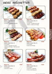 Menu Daisuki - Menu brochettes