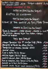 Menu Le D’Tour - Les menus