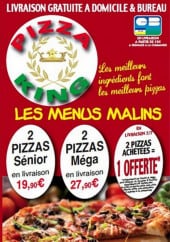 Menu Pizza king - carte et menu Pizza king Margny-lès-Compiègne