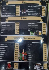 Menu Kebab songeons - Les boissons