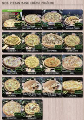 Menu Pizzeria du Bray - Les pizzas crèmes
