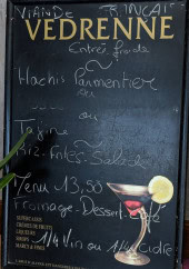 Menu Aux Saveurs De l'Etang - L'ardoise