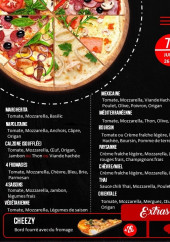 Menu Lini pizza - Les pizzas