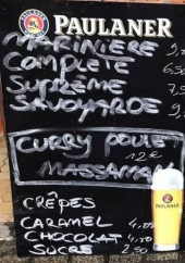Menu Au Bar Normand - Exemple de menu