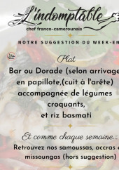 Menu LL'indomptable - Les suggestions