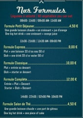 Menu Le Calais Douvres - Les formules