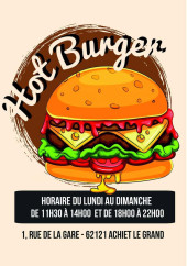 Menu Hot Burger - Carte et menu Hot Burger Achiet-le-Grand