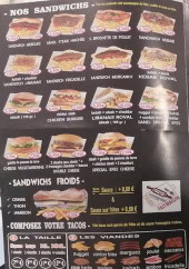 Menu Restaurant EFES - Les sandwichs, viandes et tacos personnalisés