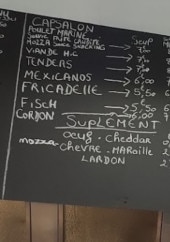 Menu Aux Chti Délices - Les burgers et tacos,...