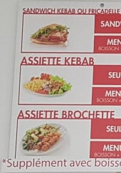 Menu Kebab Douvrin - Les assiettes 