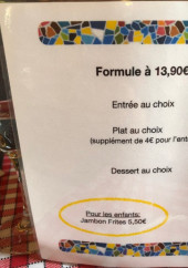 Menu Chez Nathalie - Le formule à 13.90€