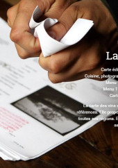 Menu La Grenouillere - Menu à la carte
