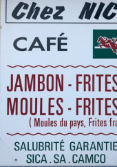 Menu Chez Nicole - L'ardoise