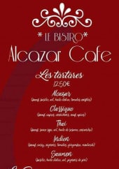 Menu Alcazar Café - Un extrait de la carte 