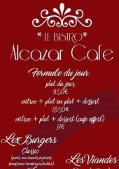 Menu Alcazar Café - Un autre extrait de la carte 