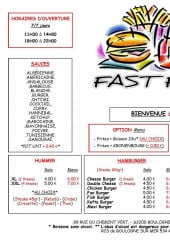 Menu Fast Food By Don - Les hamburgers, hummers, paninis...
