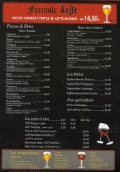 Menu Les Annonciades - Pizzas; pâtes, spécialités,...