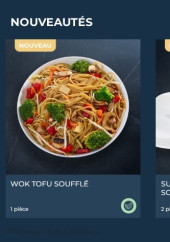 Menu Taobento - Les nouveautés