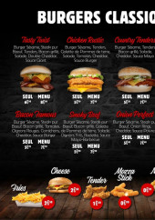 Menu Farmer's - Menu burger