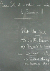 Menu Les Petites Casseroles - Exemple de menu