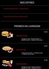 Menu Hollywood Burger - Les offres et promos